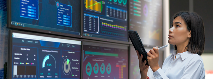 information security engineer evaluating system diagrams