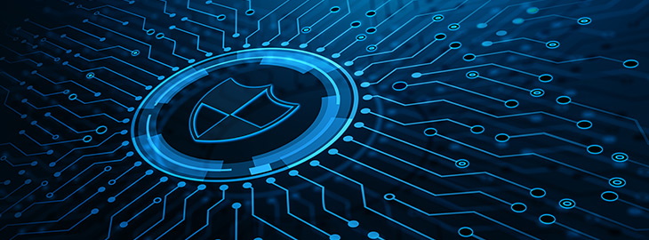 cybershield on circuitboard