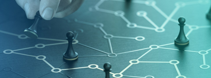 moving chess pieces around on a circuit board