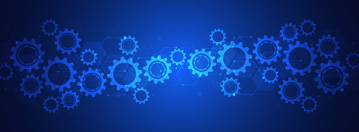 digital machine gears working together