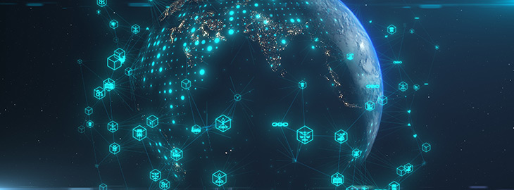 global supply chain depiction