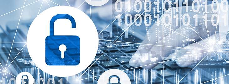hacker attack and data breach, information leak concept, double exposure futuristic cyber background with broken lock