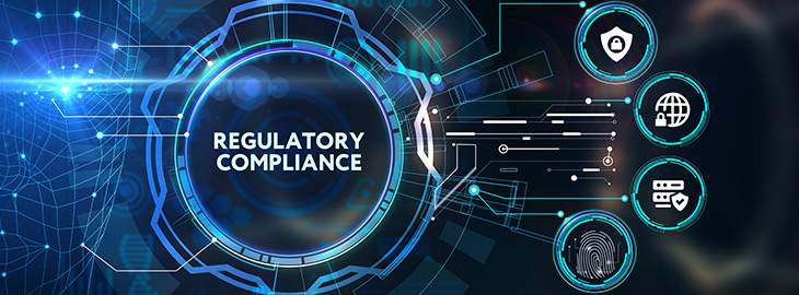 Cyber security data protection business technology privacy concept. REGULATORY COMPLIANCE