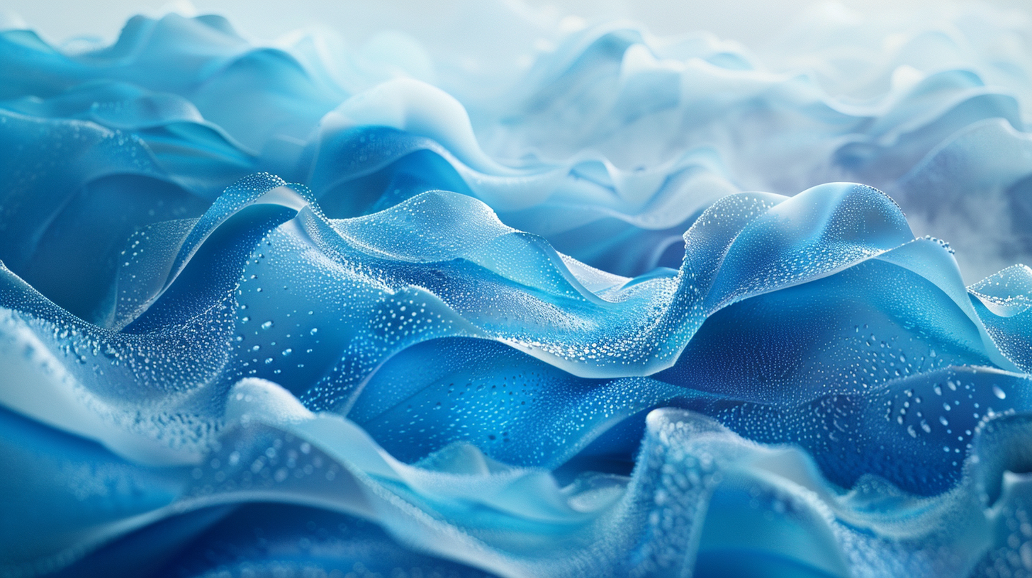 Blue Wavy Texture