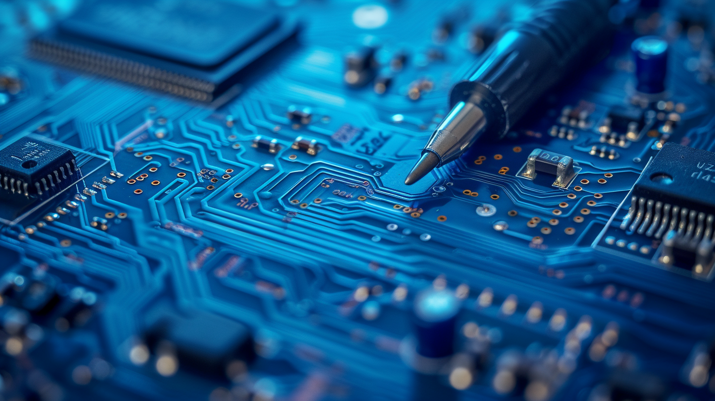 Blue Circuit Board