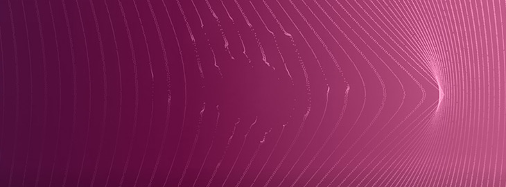 digital pattern on magenta background